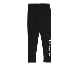Champion Authentic Athletic Apparel Leggings noir / blanc naturel, Taille 128