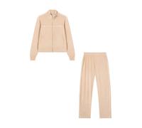 Champion Authentic Athletic Apparel Survêtement cappuccino / blanc, Taille M