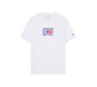 Champion Authentic Athletic Apparel T-Shirt bleu / rouge / noir / blanc, Taille M