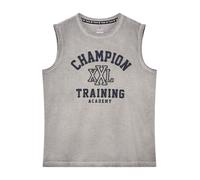 Champion Authentic Athletic Apparel T-Shirt fonctionnel gris foncé / noir, Taille L