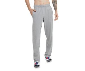 Champion Authentic Men's Open Bottom Jersey Pants XL Grey