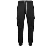 Champion Authentic Pants C-Logo Utility Pantalon de survtement, Noir, XXL Homme