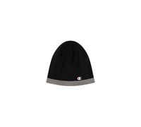 Champion Bonnet réversible 802407 – Noir intense/Gris foncé – Taille unique, mixte