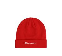 Champion Lifestyle Caps (806064) -Recycled Acrylic Knitted Yarn Embroidered Script Logo Bonnet, Rouge (RS054), Taille Unique Mixte