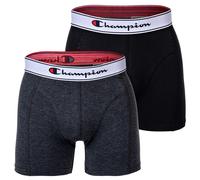 Champion Boxer, 2er Paquet - Coton, Logo Ceinture, Unicolore