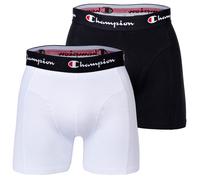 Champion Boxers Pour Hommes, Paquet De 2 - Coton, Ceinture Avec Logo, Uni