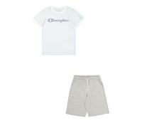 Champion Boy's Legacy Boy BS187 Ensemble col rond avec grand imprimé Bleu Taille XXS, Bleu (BS187), 3 ans