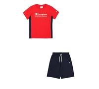 Champion Boy's Legacy Boy RS011 Ensemble col rond avec grand logo Rouge Taille XS, Rouge (RS011), 5 ans