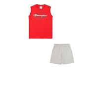 Champion Boy's Legacy Boy (RS011) Ensemble graphique sans manches et col rond avec grand imprimé Rouge Taille XL, Rouge (RS011), 13 ans