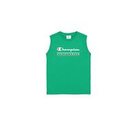 Champion Legacy Boy-Graphic Sleeveless Crewneck T-Shirt with Large Logo Débardeur, Vert (Gs130), 15-16 Ans Garçon