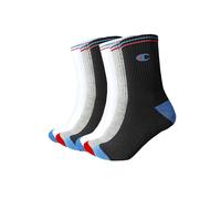 Champion C20013 Lot de 6 paires de chaussettes de tennis unisexe Taille 35-46, Noir/blanc/gris, 39-42
