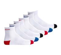 Champion Chaussettes bleu foncé / rouge foncé / noir / blanc, Taille 39-42