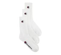 Champion Chaussettes Basics Mixte – Lot de 3 (Mi-mollet, Protège-bas & Socquettes) Blanc 39-42 EU
