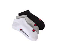 Champion Chaussettes gris chiné / noir / blanc, Taille 31-34,5