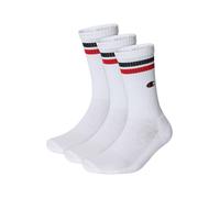 Champion Chaussettes rouge / noir / blanc, Taille 35-38
