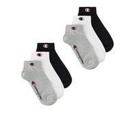 Champion Core Socks 6pp Crew Chaussettes, Gris Clair, 43-46 Mixte