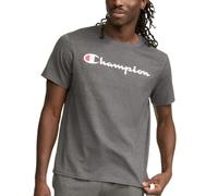 Champion, Classic Graphic, Soft and Comfortable T-Shirts for Men, Logo (Reg. Or Big & Tall), Script Bruyère Granite, 3XL Grande Taille Homme