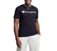 Champion Classic Jersey Graphic T-Shirt, Blanc/Bleu Marine, L Homme
