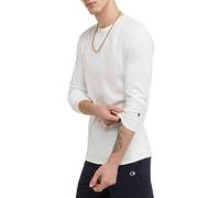 Champion T-Shirt pour Homme, t-Shirt Classique à Manches Longues Confortable, t-Shirt Doux pour Hommes Standard ou Grands et Grands, Blanc, Taille L