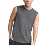 Champion Classic Muscle T-Shirt, Sleeveless, Standard Fit, Script & C Logo, Available in Regular and Big & Tall Chemise, Granite chiné, Taille S Homme
