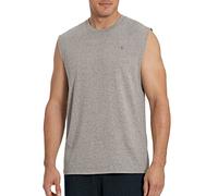 Champion Classic Muscle T-Shirt, Sleeveless, Standard Fit, Script & C Logo, Available in Regular and Big & Tall Chemise, Oxford Grey, XL Homme