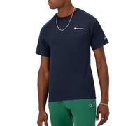 Champion Classic Tee T-Shirt, Bleu Marine - Left Chest Script-(Bleu), XXL Homme