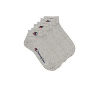 Champion Core 3PP Quarter Protège-Bas & Socquettes, Gris Chiné, 35-38 (Lot de 3) Mixte