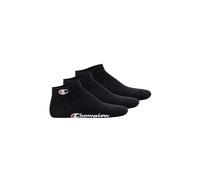 Champion Core Socks 3pp Quarter Chaussettes, Noir, 35-38 (Lot de 3) Mixte