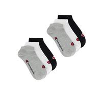 Champion Core Socks 6pp Short Crew Chaussettes, Gris Clair, 35-38 Mixte
