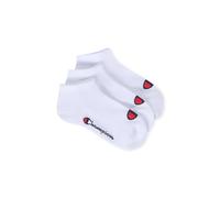 Champion Core Socks Junior 3PP Sneaker Chaussettes de Doublure, Bianco, 31-34 Unisexe-Enfants et Adolescents