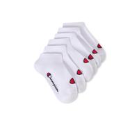 Champion Core Socks Junior 6PP Sneaker Chaussettes de Doublure, Bianco, EU 27-30 Unisexe-Enfants et Adolescents