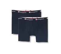 Champion Core Trunk X2 Boxeur ajusté, Bleu Marine, XXL (Lot de 2) Hommes