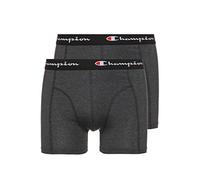 Champion - Core X2, Boxer Bodycon Homme, Gris (mélange Clair), XL
