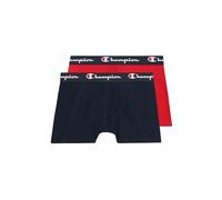 Champion Boxer ajusté Core – Bleu marine & rouge – Taille S – Lot de 2 – Homme