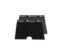 Champion - Boxer ajusté Core Lot de 2 Homme Noir / Gris chiné foncé Taille M