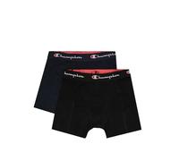 Champion Core x4 Boxeur Ajust, Bleu Marine & Noir, XXL (Lot de 4) Homme