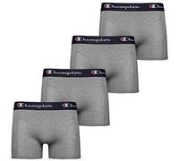 Champion Core x4 Boxeur Ajust, Gris Chiné Clair, L (Lot de 4) Homme
