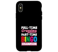 Champion de bingo à temps partiel grand-mère à temps plein Coque pour iPhone X/XS