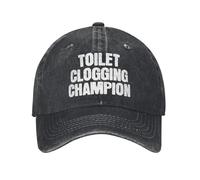 Champion de Bouchons de Toilettes, Casquette de Baseball décontractée, Chapeau de Camionneur d’été, Gym en Plein air Respirant, Casquettes Hip-hop, Casquettes de Baseball pour Hommes
