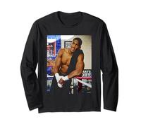 Champion de Boxe Anthony Joshua dans Le Ring par Dick Barnatt Manche Longue