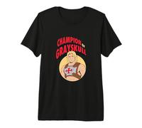 Champion des Maîtres de l'univers de Grayskull T-Shirt Haut de Gamme