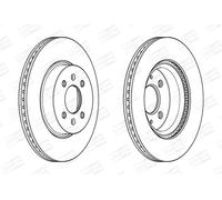 CHAMPION Disques Avant Ø280mm Ventilé pour Kia Rio III Ub Yb Sc Couleurs Hyundai