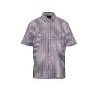 Champion Doncaster Country Chemise décontractée à manches courtes pour homme, Blue Check, 3XL