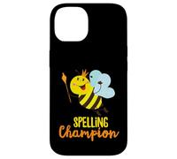 Champion d'orthographe Cute Bee Gagnant du concours d'orthographe Coque pour iPhone 14