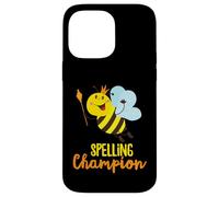 Champion d'orthographe Cute Bee Gagnant du concours d'orthographe Coque pour iPhone 14 Pro Max