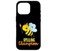 Champion d'orthographe Cute Bee Gagnant du concours d'orthographe Coque pour iPhone 16 Pro