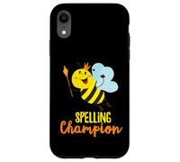 Champion d'orthographe Cute Bee Gagnant du concours d'orthographe Coque pour iPhone XR
