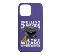 Champion d'orthographe et Assistant mathématique chez Votre Professeur de Service Coque pour iPhone 13 Pro Max