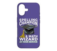 Champion d'orthographe et Assistant mathématique chez Votre Professeur de Service Coque pour iPhone 17
