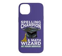 Champion d'orthographe et Assistant mathématique chez Votre Professeur de Service Coque pour iPhone 14 Plus